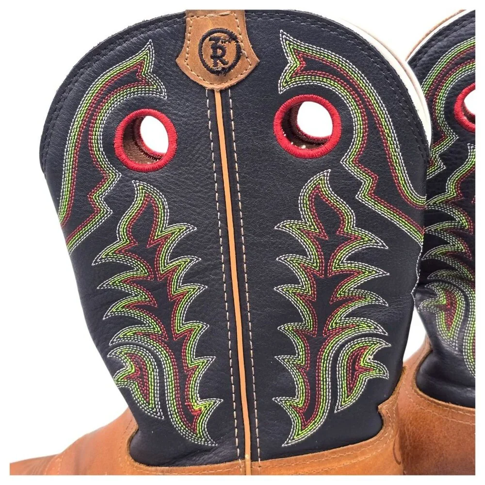 Tony Lama Crazy Horse 5D Western Boots Leather Brown 10